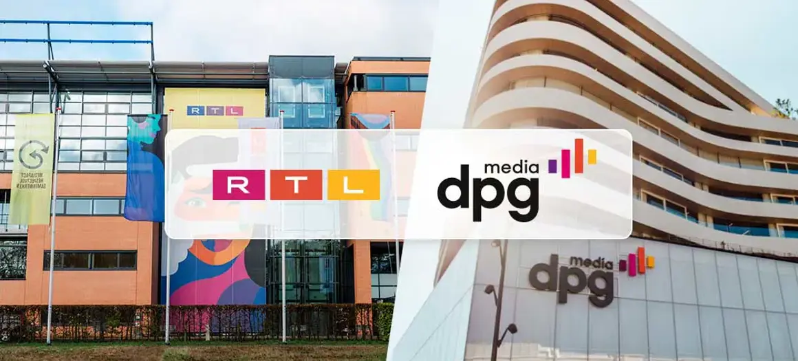 Samengevoegde foto van RTL en DPG Media