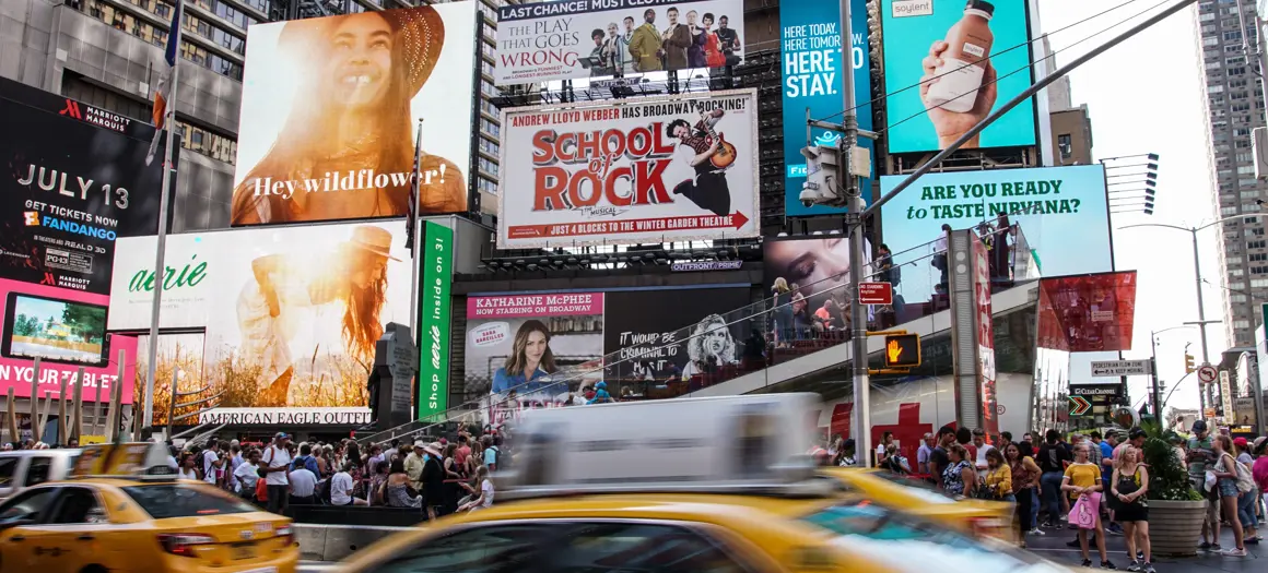 Billboards in New York