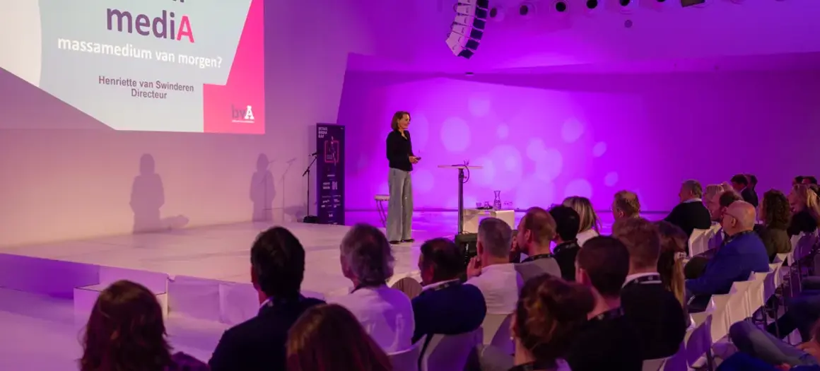 Presentatie Henriette van Swinderen tijdens bvA event