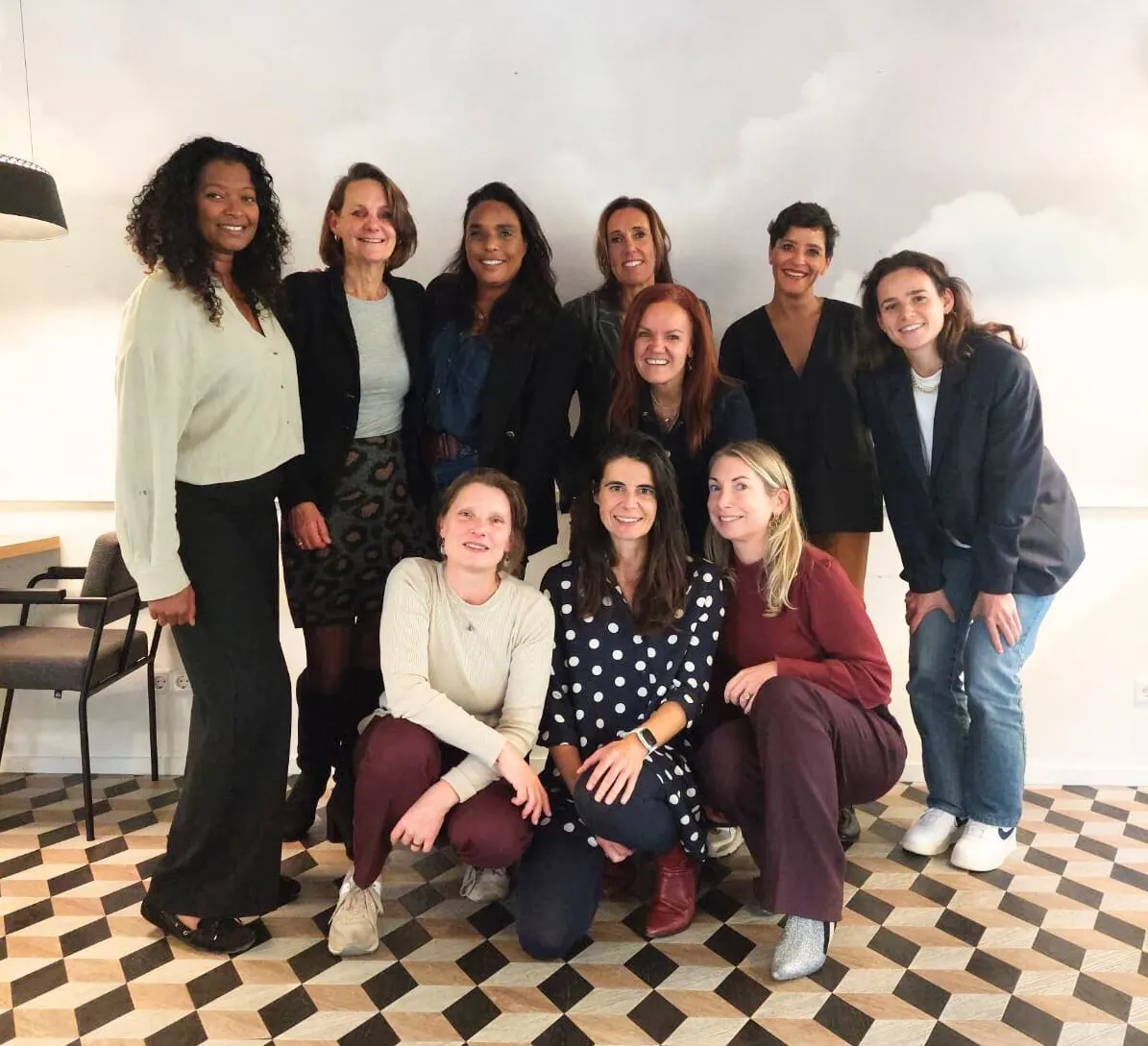 Groepsfoto van deelnemers Taksforce Diversiteit & Inclusie