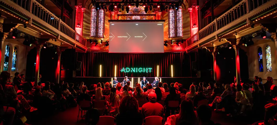 Paneldiscussie tijdens ADNIGHT 7de editie is Paradiso in Amsterdam 