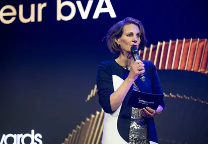 Henriette van Swinderen spreker tijdens Effie Awards