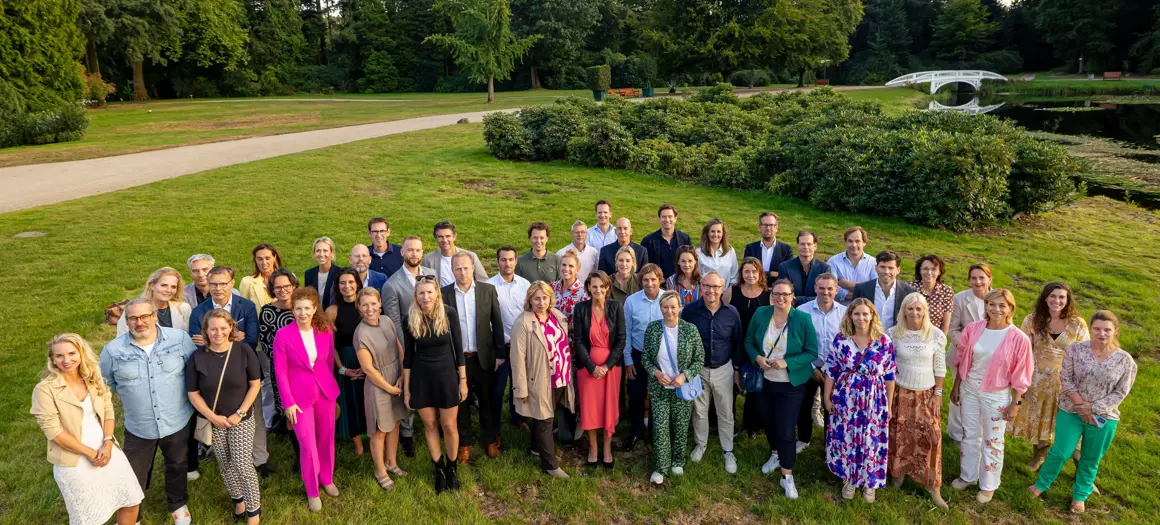 Aanwezigen tijdens bvA CMO diner Paleis Soestdijk 