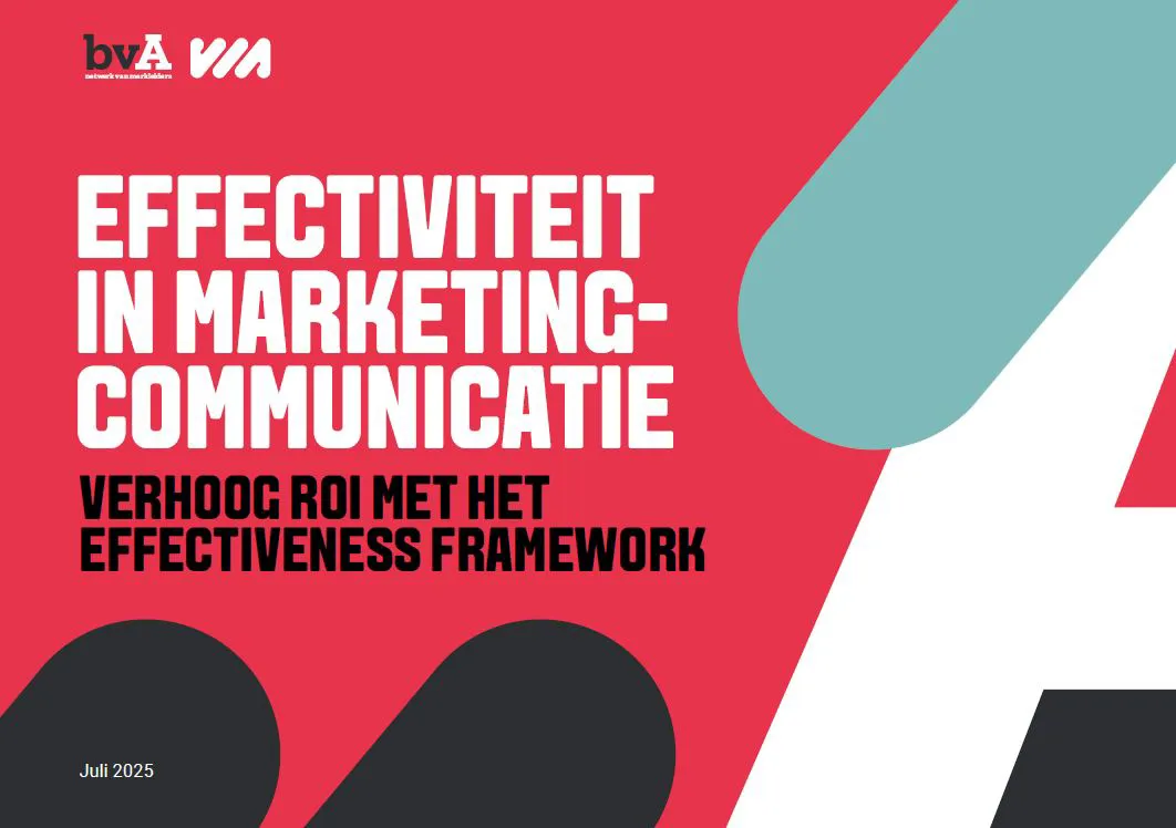 Cover bvA Gids Effectiviteit In Marketingcommunicatie