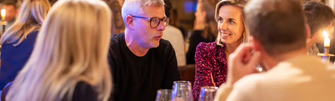 bvA Ronde Tafeldiner Creativiteit Creëren gesprek aan tafel